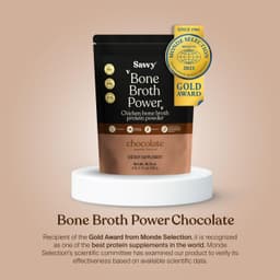 SAVVY Bone Broth Power Chicken bone broth protein powder SAVVY protein powder