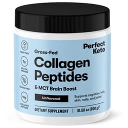 Perfect Keto Collagen Peptides Protein Powder with MCT Oil Perfect Keto protein powder