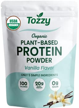 TOZZY Organic Vegan Pea Protein Powder TOZZY protein powder