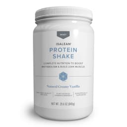 IsaLean Protein Shake - Complete Superfood Meal Replacement for Maintaining Healthy Weight and Lean Muscle Growth with 24 Vitamins and Minerals Isagenix protein powder