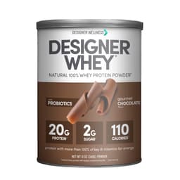 Designer Wellness Designer Whey Natural 100% Whey Protein Powder with Probiotics Designer Protein protein powder