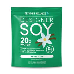 Designer Wellness Soy Isolate Protein Powder with Biotin, Hyaluronic Acid and Prebiotics Designer Wellness protein powder