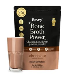 SAVVY Bone Broth Power Chicken bone broth protein powder SAVVY protein powder