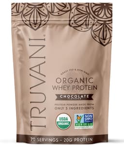 Truvani Organic Whey Protein Powder Truvani protein powder