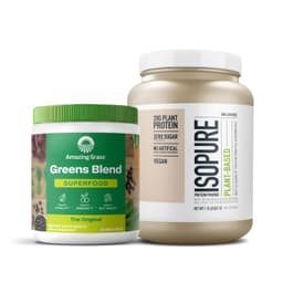 Isopure Vegan Plant Based Protein Powder Amazing Grass protein powder