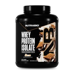 NutraBio 100% Whey Protein Isolate Protein Powder NutraBio protein powder
