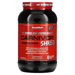 MuscleMeds Carnivor Shred Fat Burning Hydrolized Beef Protein Isolate MuscleMeds protein powder