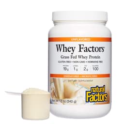 Natural Factors Whey Factors Grass Fed Whey Protein Natural Factors protein powder