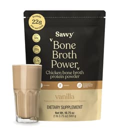 SAVVY Bone Broth Power Chicken bone broth protein powder SAVVY protein powder