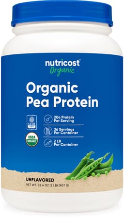 Nutricost Organic Pea Protein Isolate Powder Nutricost protein powder