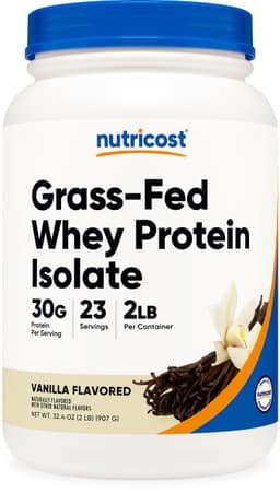 Nutricost Grass-Fed Whey Protein Isolate Nutricost protein powder
