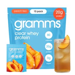 GRAMMS Clear Protein Powder Packets GRAMMS protein powder