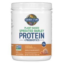 Garden of Life Plant-Based Sprouted Barley Protein + Probiotics Garden of Life protein powder