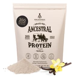 Ancestral Supplements Grass Fed Protein Powder, Beef Bone Broth Based w/Beef Organs & Organic Mushrooms Ancestral Supplements protein powder