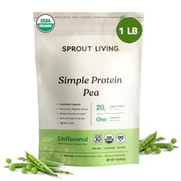 Sprout Living Simple Organic Pea Protein Powder Sprout Living protein powder