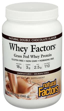 Natural Factors Whey Factors Grass Fed Whey Protein Natural Factors protein powder
