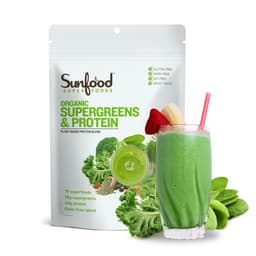 Sunfood Organic Supergreens & Protein Sunfood Superfoods protein powder
