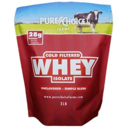 Pure Choice Whey Cold Filtered Whey Protein Isolate Pure Choice Whey protein powder