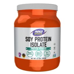 NOW Foods Sports Nutrition Soy Protein Isolate Protein Powder NOW protein powder