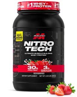 MuscleTech Nitro-Tech Whey Protein Isolate & Peptides MuscleTech protein powder