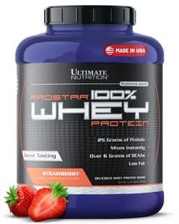 Ultimate Nutrition Prostar Whey Protein Powder Blend of Whey Concentrate Isolate and Peptides Ultimate Nutrition protein powder