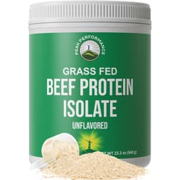Peak Performance Grass Fed Beef Protein Isolate Peak Performance protein powder