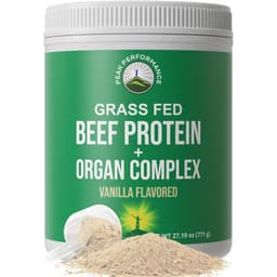 Peak Performance Grass Fed Beef Protein Powder + Organ Complex Peak Performance protein powder