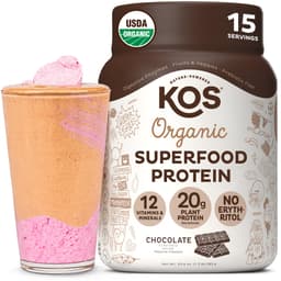 KOS Organic Plant Based Superfood Protein Powder KOS protein powder
