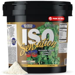 Ultimate Nutrition Iso Sensation 93 Fat Free Whey Protein Isolate Powder with Glutamine Ultimate Nutrition protein powder