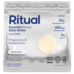 Ritual Prenatal Vegan Plant Based Protein Powder Ritual protein powder